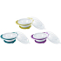 Nuk Easy Learning Kinderschale mit 2 Deckeln und Saugnapf 1 Stück in einer Packung, verschiedene Farben