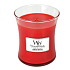 WoodWick Crimson Berries Duftkerze mit Holzdocht und Deckel Glas mittel 275 g