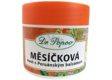 Dr. Popov Calendula Salbe mit peruanischem Balsam gegen Narben, Druckstellen, Hornhaut bei müden Beinen, Atem 50 ml