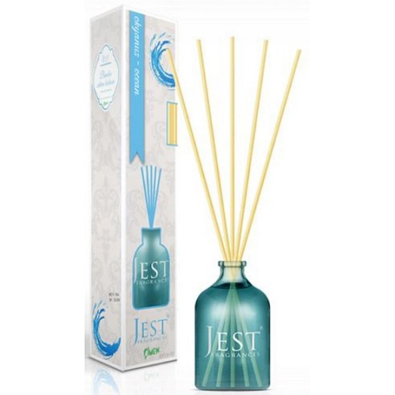 Cimen Jest Ozean Aroma-Diffusor mit natürlichen Rattanstäbchen für die allmähliche Freisetzung des Dufts 100 ml