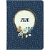 Albi Diary 2020 wöchentlich Blaue Blume 17 x 12,5 x 1,2 cm