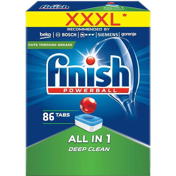 Fertig All in 1 Regular Deep Clean Geschirrspülertabletten 86 Stück