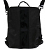 Albi Eco Rucksack und Handtasche aus abwaschbarem Papier Schwarz 33 x 25 x 11 cm