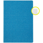 Ditipo Notebook Glitter Collection A5 hellblau gefüttert 15 x 21 cm 3425