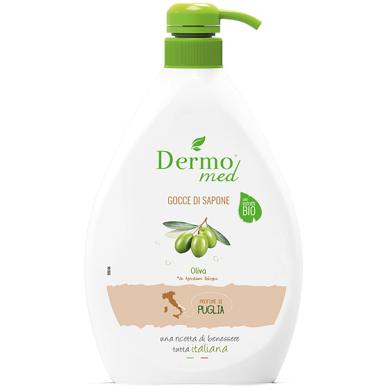 Dermomed Bio Oliva cremiger Flüssigseifenspender 600 ml