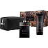 Bvlgari Man In Black Eau de Parfum für Männer 100 ml + After Shave Balsam 100 ml + Kosmetiktasche, Geschenkset für Männer