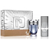 Paco Rabane Invictus Eau de Toilette für Männer 100 ml + Deodorant Spray 150 ml, Geschenkset für Männer