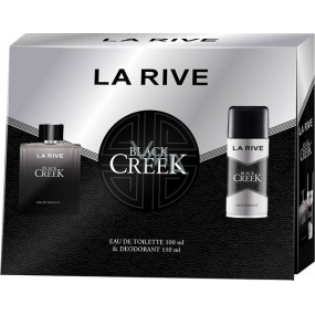 La Rive Black Creek Eau de Toilette 100 ml + Deodorant Spray 150 ml, Geschenkset für Männer