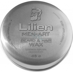 Lilien Men-Art Bart- & Haarwachs Weißes Bart- und Haarwachs 45 g