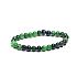 Anyolith / Rubin in Zoisit Armband elastisch Naturstein, Kugel 6 mm / 16 - 17 cm, entlastet in Zeiten der Traurigkeit