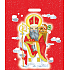 Ditipo Nikolaustüte mit Locher Nikolaus 44 x 39 x 9 cm