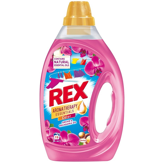 Rex Orchidee & Macadamiaöl Aromatherapy Essentials Color Waschgel 19 Dosen 0,8 l