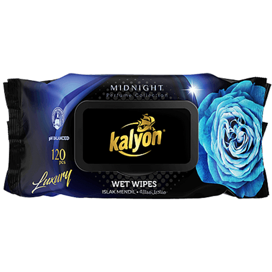 Kalyon Luxury Midnight Luxus-Feuchttücher 120 Stück