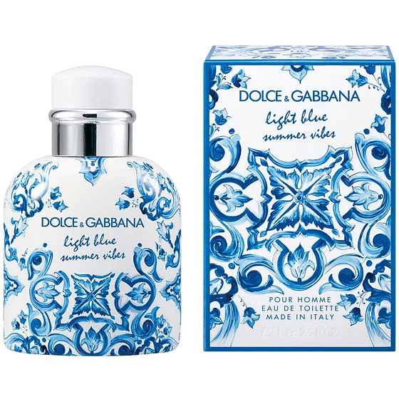 Dolce & Gabbana Light Blue Summer Vibes Pour Homme Eau de Toilette für Männer 75 ml