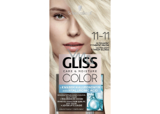 Schwarzkopf Gliss Color Haarfarbe 11-11 Ultra Light Titanium Blonde 2 x 60 ml