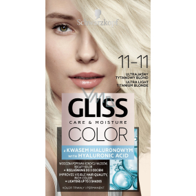 Schwarzkopf Gliss Color Haarfarbe 11-11 Ultra Light Titanium Blonde 2 x 60 ml