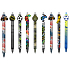 Colorino Gummierter Stift Schienenfahrzeug, blaue Mine 0,5 mm