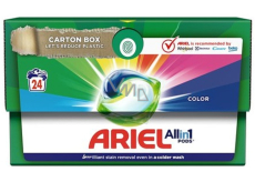 Ariel All in 1 Pods Farbgelkapseln für Buntwäsche 24 Stück