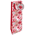 Nekupto Papier Geschenktüte für Flasche 12,5 x 32,5 x 8 cm Mohnblumen