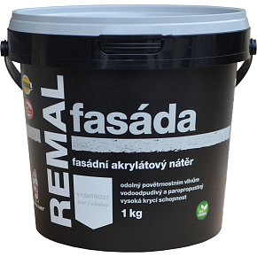 REMAL Fassaden-Acrylfarbe weiß 1 kg REMAL Fassaden-Acrylfarbe weiß 1 kg