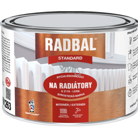 Radbal Standard S2119 barva na radiátory, bílá, 375 ml Radbal Standard S2119 barva na radiátory, bílá, 375 ml