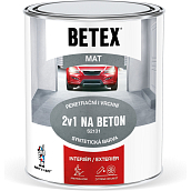 Betex S2131 2v1 Grund- und Deckfarbe für Beton 0840 rotbraun, 800 g