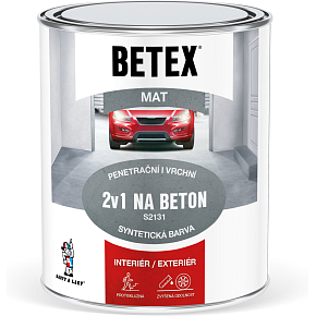 Betex S2131 2v1 Grund- und Deckfarbe für Beton 0840 rotbraun, 800 g