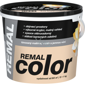 REMAL Color Malerfarbe für Wände 230 Magnolie, 5 + 1 kg
