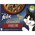 Felix Sensations Kapseln für Katzen leckere Auswahl in Soße, 12× 85 g