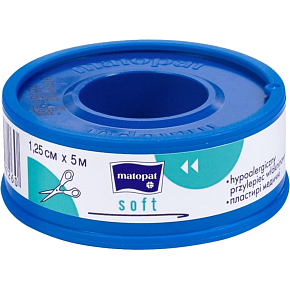 Matopat Soft Verband auf Rolle, 1,25 cm × 5 m