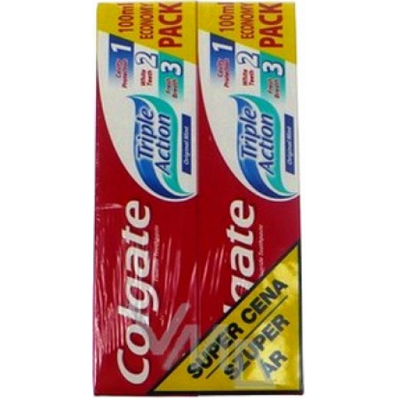 Colgate Triple Action Zahnpasta 2 x 100 ml, Duopack