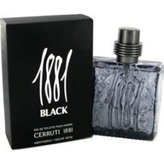 Cerruti 1881 Schwarzes Eau de Toilette für Männer 50 ml