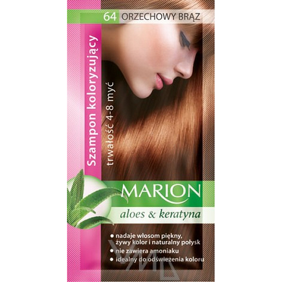 Marion Toning Shampoo 64 Walnussbraun 40 ml
