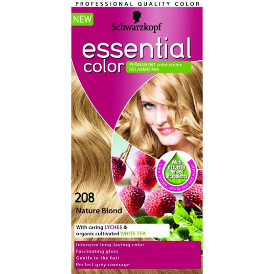 Schwarzkopf Essential Color lang anhaltende Haarfarbe 208 Natürlich Rehkitz