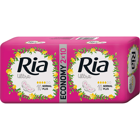 Ria Ultra Normal Plus Damenbinden 2 x 10 Stück