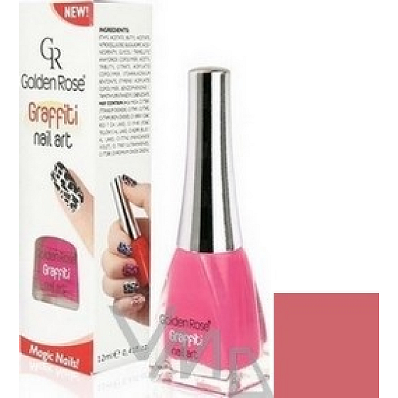 Golden Rose Graffiti Nail Art knisternder Nagellack Schatten 22 12 ml