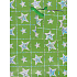 Nekupto Geschenk Papiertüte 14 x 11 x 6,5 cm Grüne Sterne 1 Stück 016 50 BS