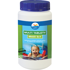 Probazen Multi Tabletten Maxi 5in1 multifunktionale Tabletten für Schwimmbäder, 1 kg