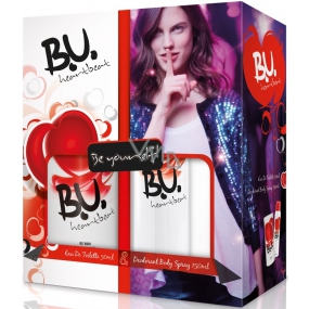 BU Heartbeat Eau de Toilette 50 ml + Deodorant Spray 150 ml, Geschenkset für Frauen