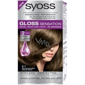 Syoss Gloss Sensation Sanfte Haarfarbe ohne Ammoniak 6-1 Pralinenbraun 115 ml