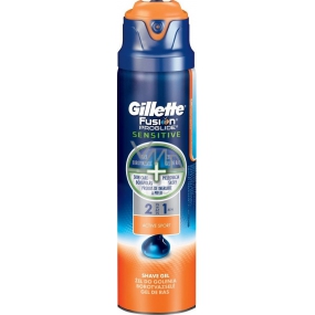 Gillette Fusion ProGlide Sensitive Active Sport 2 in 1 Rasiergel, für Männer 170 ml