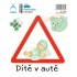 Bogen Autoaufkleber Kind im Auto Kleinkind Baby 15 x 17 cm
