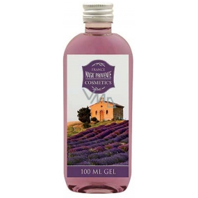 Böhmen Geschenke Lavendel La Provence Öl Duschgel mit Oliven- und Traubenöl Feld und Haus 100 ml