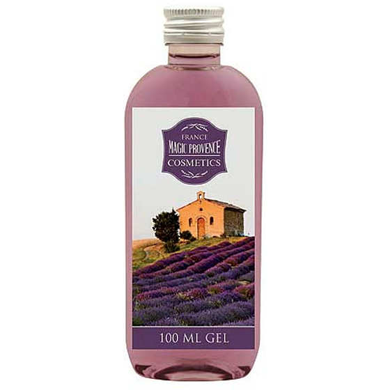 Böhmen Geschenke Lavendel La Provence Öl Duschgel mit Oliven- und Traubenöl Feld und Haus 100 ml