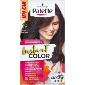 Schwarzkopf Palette Instant Color allmählich waschbare Haarfarbe 19 Dunkelbraun 25 ml