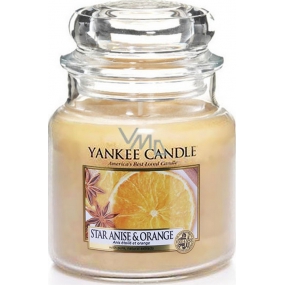 Yankee Candle Star Anise & Orange - Duftkerze Anis und Orange Classic Small Glass 104 g