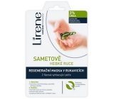 Lirene Velvet Soft Hands 3% Harnstoff 2 Phasen Peeling und Handschuh Regenerationsmaske