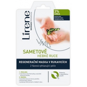 Lirene Velvet Soft Hands 3% Harnstoff 2 Phasen Peeling und Handschuh Regenerationsmaske