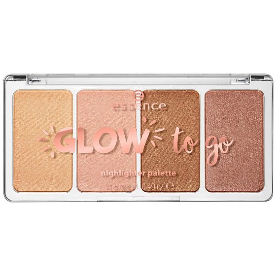 Essence Glow To Go Aufhellungspalette 10 Sunkissed Glow 14 g