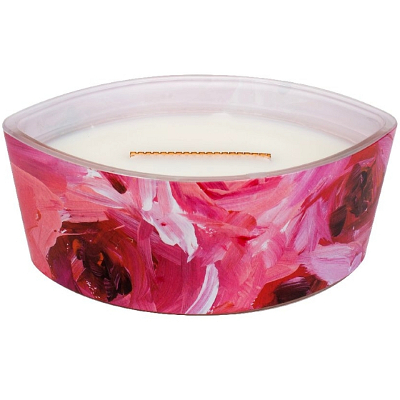 WoodWick Rote Johannisbeere & Zeder - Rote Johannisbeere und Zeder Artisan Duftkerze mit breitem Docht und Glasdeckel 453 g